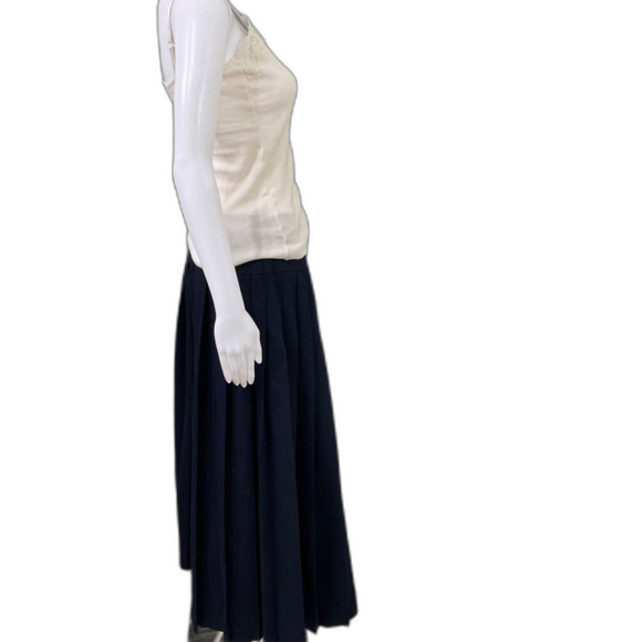 90’s Y2K BANANA REPUBLIC LACE-TRIM CAMISOLE TANK TOP  women’s S Ribbed - Picture 3 of 10